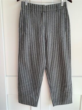 Wilfred Pant Wool Gray Pinstripe Chinos Size 8